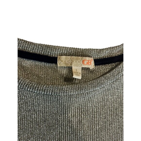 Gianni Bini Women's Silver Top - Picture 3 of 5